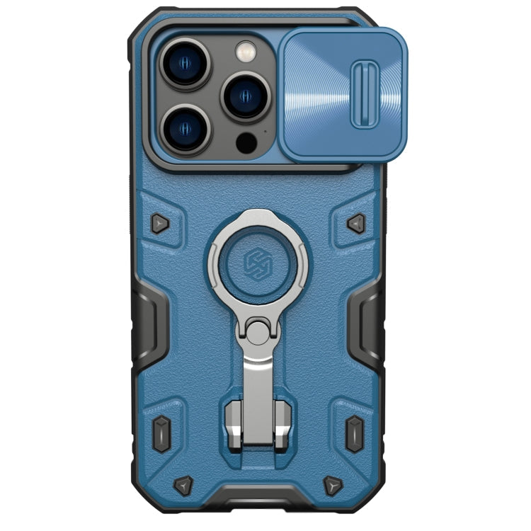 NILLKIN Shockproof CamShield Armor Protective Case for iPhone 14 Pro (Blue)