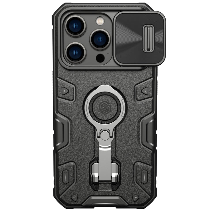 NILLKIN Shockproof CamShield Armor Protective Case for iPhone 14 Pro (Black)