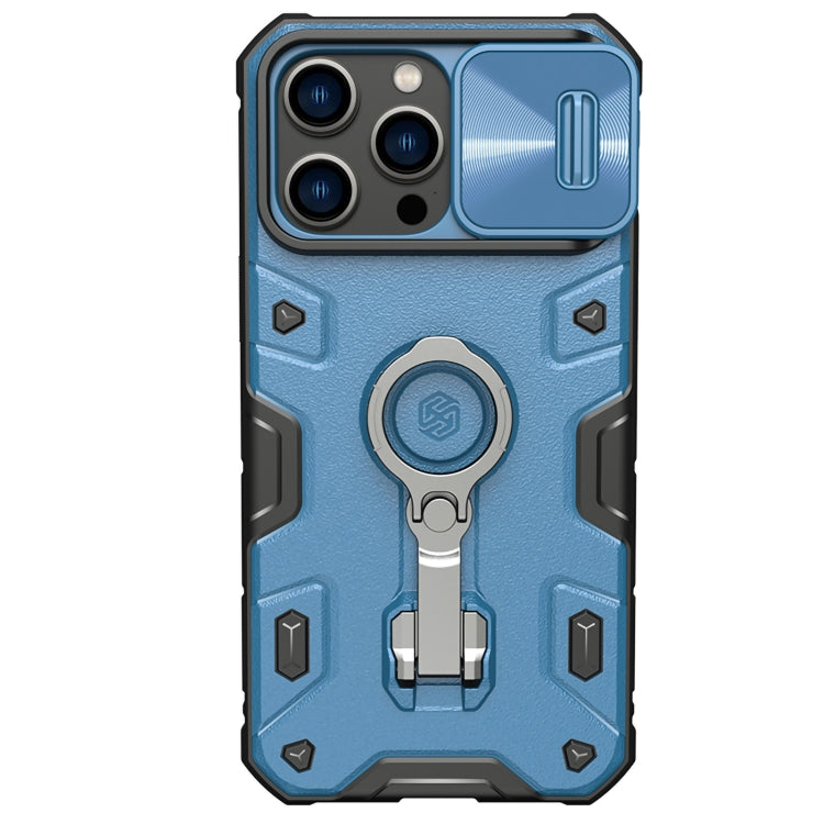 NILLKIN Shockproof CamShield Armor Protective Case for iPhone 14 Pro Max - Blue