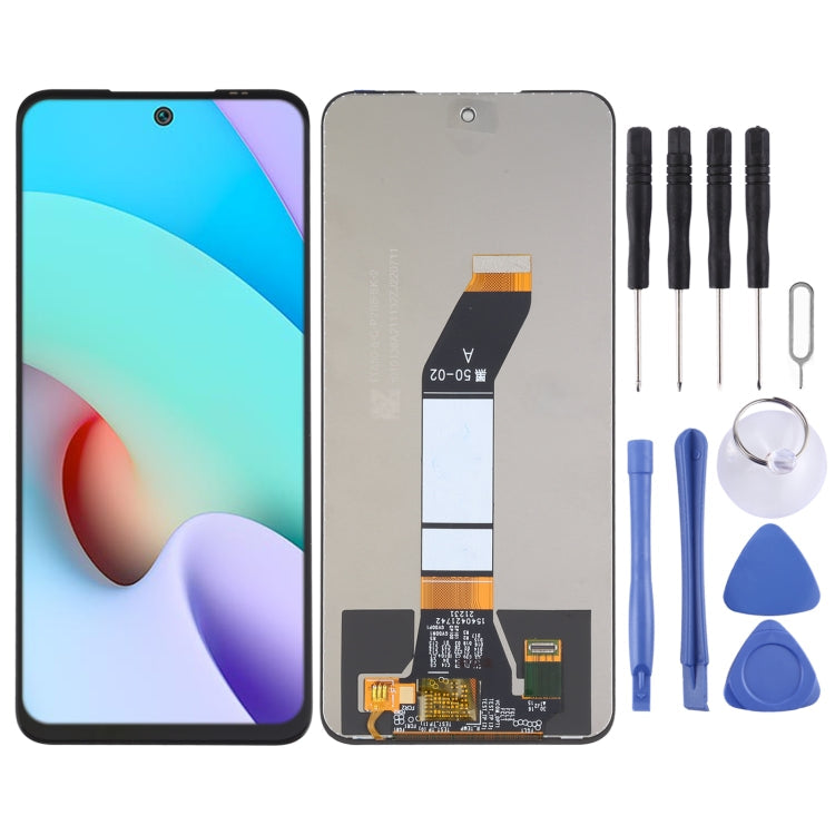 TFT LCD Screen and Digitizer Full Assembly For Xiaomi Redmi 10/Redmi 10 Prime/Redmi Note 11 4G/Redmi 10 2022 - Replacement Display for Xiaomi Smartphones