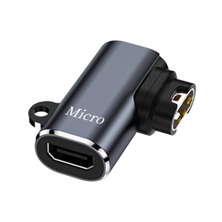 Garmin Watch Charging Adapter with Micro USB Side Elbow