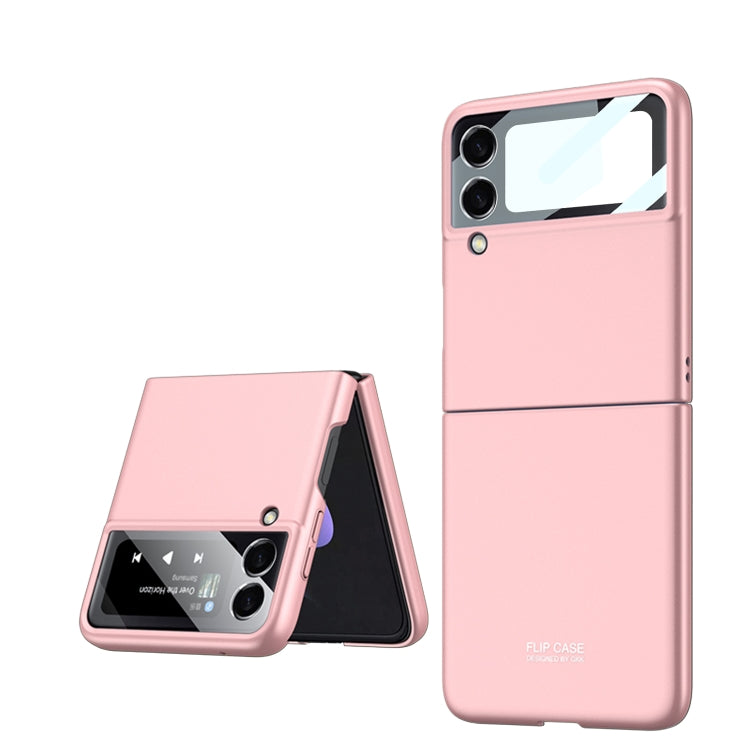 GKK Ultra-thin Full Coverage Phone Case for Samsung Galaxy Z Flip4 (Pink)