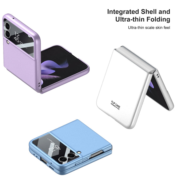 GKK Integrated Ultra-thin Full Coverage Phone Case for Samsung Galaxy Z Flip4 (Matcha Green)
