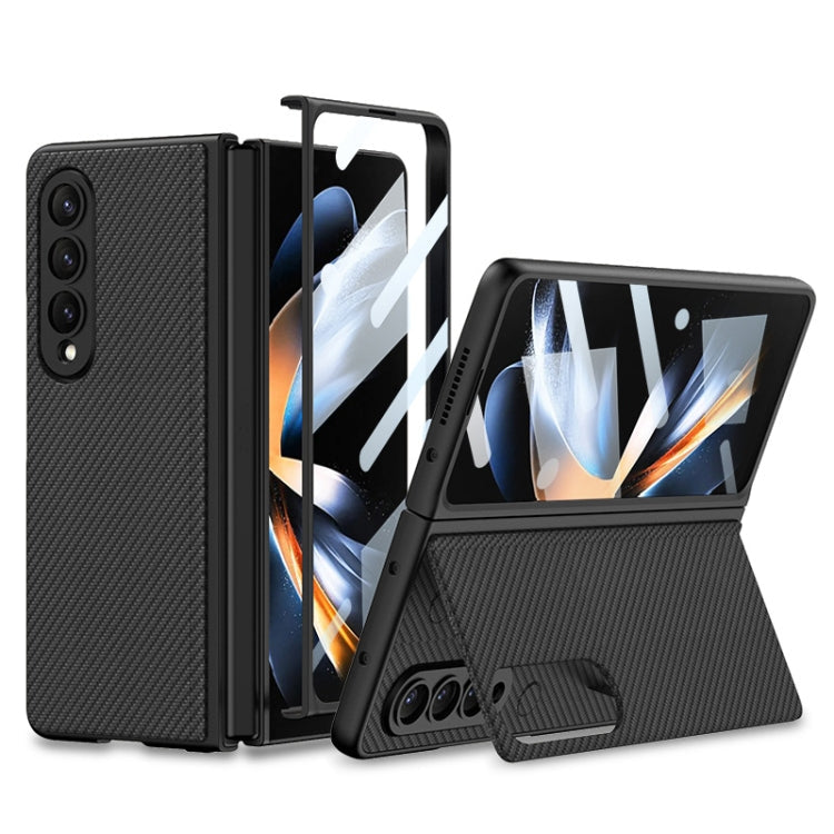 GKK Ultra-Thin Folding Leather Phone Case for Samsung Galaxy Z Fold4 with Stand