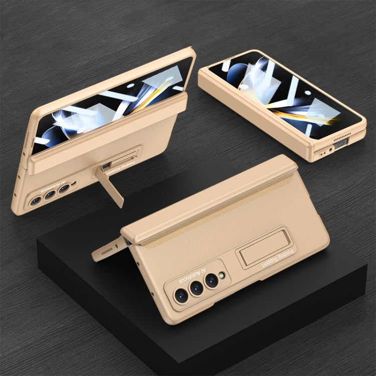 Luxurious Champagne Gold GKK Folding Phone Case for Samsung Galaxy Z Fold4