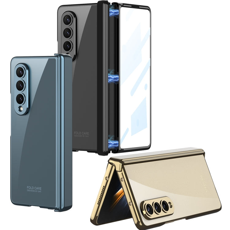 GKK Magnetic Hinged Phantom Phone Case for Samsung Galaxy Z Fold4 (Wine Red)