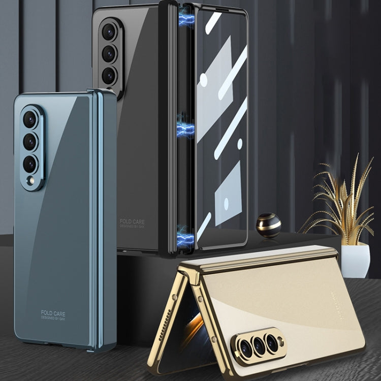 GKK Magnetic Hinged Phantom Folding Phone Case for Samsung Galaxy Z Fold4 (Black)