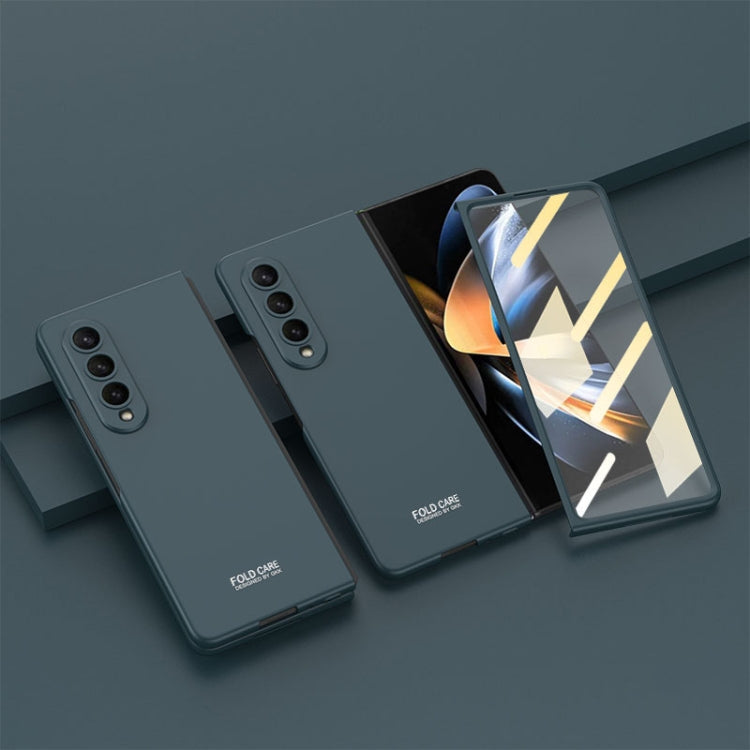 Samsung Galaxy Z Fold4 GKK Integrated Ultra-thin Full Coverage Phone Flip Case in Green