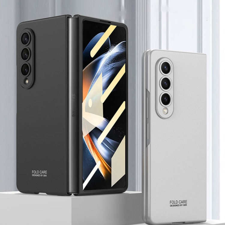 Samsung Galaxy Z Fold4 GKK Ultra-slim Full Coverage Phone Flip Case in Black
