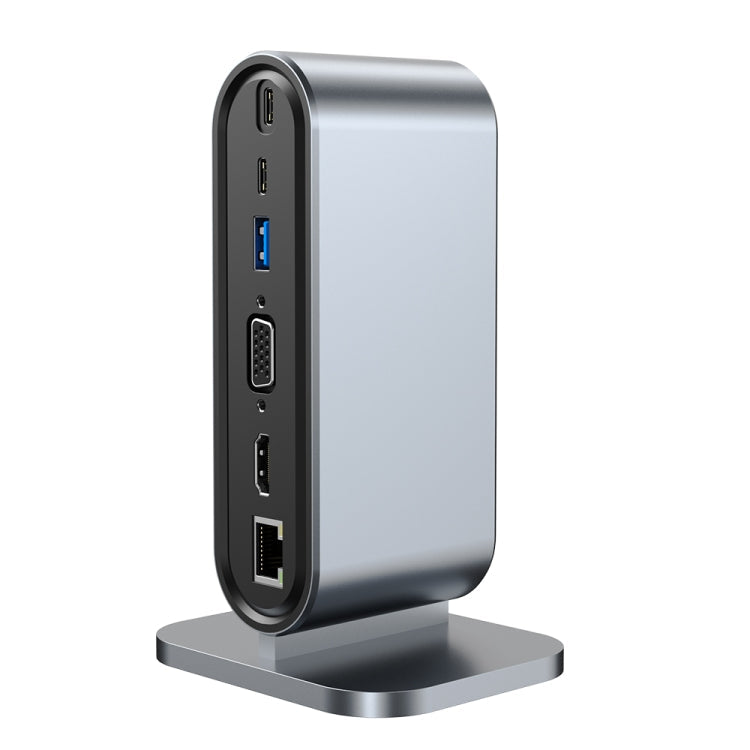 12 in 1 USB-C / Type-C Vertical Multi-interface HUB Adapter with Fast Transfer Rate