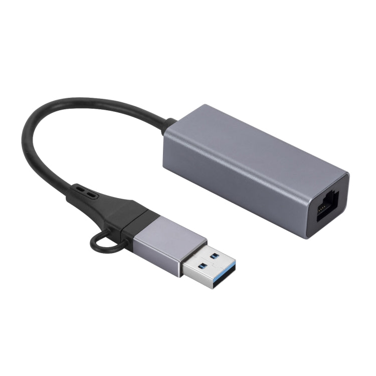 USB3.0 Gigabit Network Type-C to Network Port USB HUB