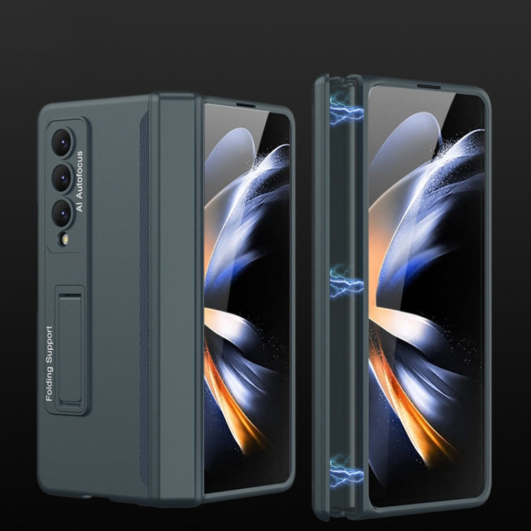 Deep Sea Green Magnetic Hinged Folding Full Phone Case for Samsung Galaxy Z Fold4