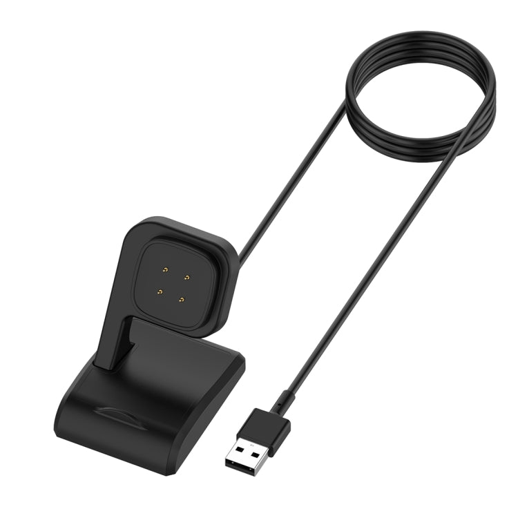 Vertical Magnetic Charger Holder for Fitbit Versa 4 / Sense 2 with Chip Protection and Fast Charging Support