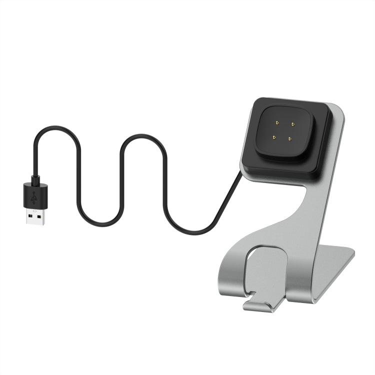 Fitbit Versa4 / Sense2 Magnetic Metal Charger with 1.5m Cable (Grey)