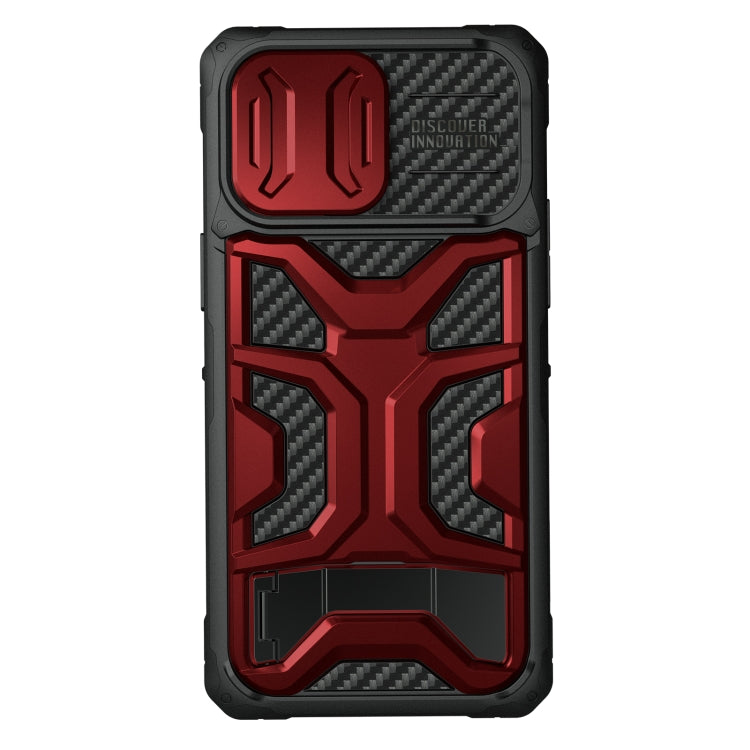 NILLKIN Sliding Camera Cover Design Phone Case for iPhone 14 Pro Max (Red)