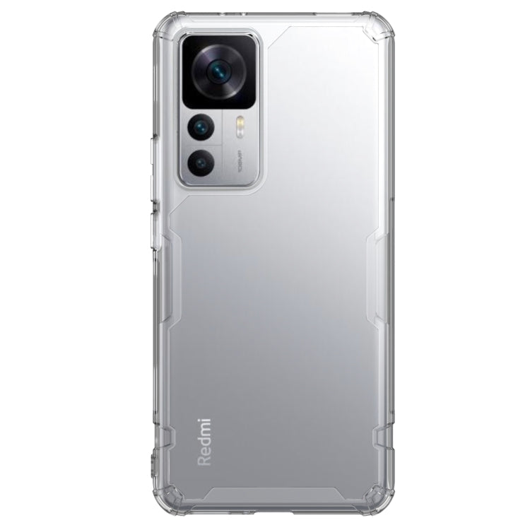 Transparent NILLKIN PC + TPU Phone Case for Xiaomi 12T/Redmi K50 Ultra