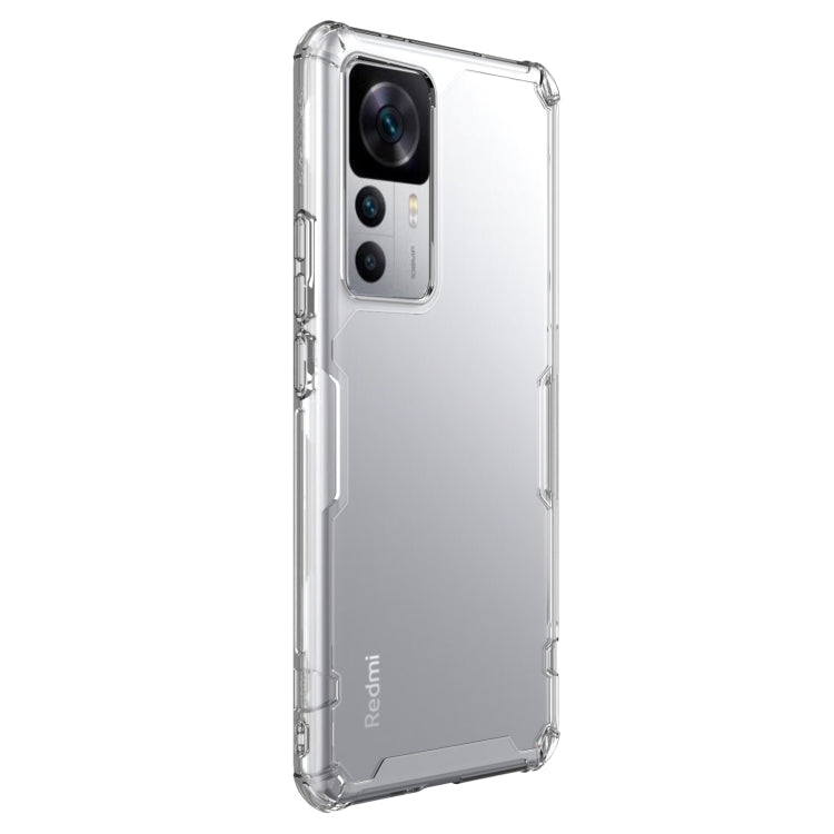 Transparent NILLKIN PC + TPU Phone Case for Xiaomi 12T/Redmi K50 Ultra