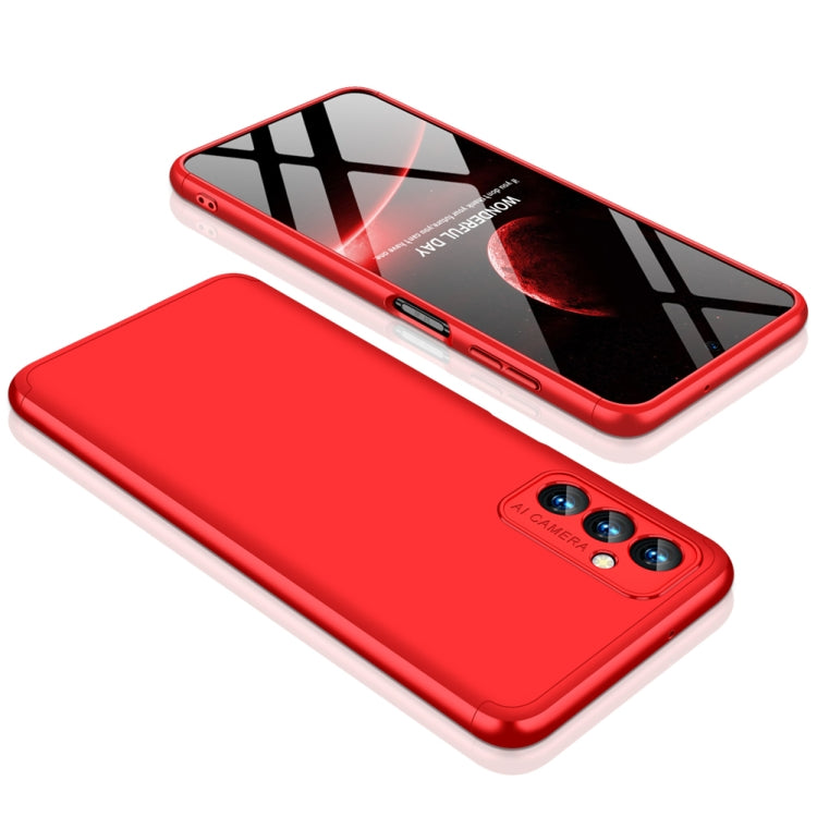Samsung Galaxy F13 / M13 India GKK Three Stage Splicing Full Coverage PC Phone Case (Red)