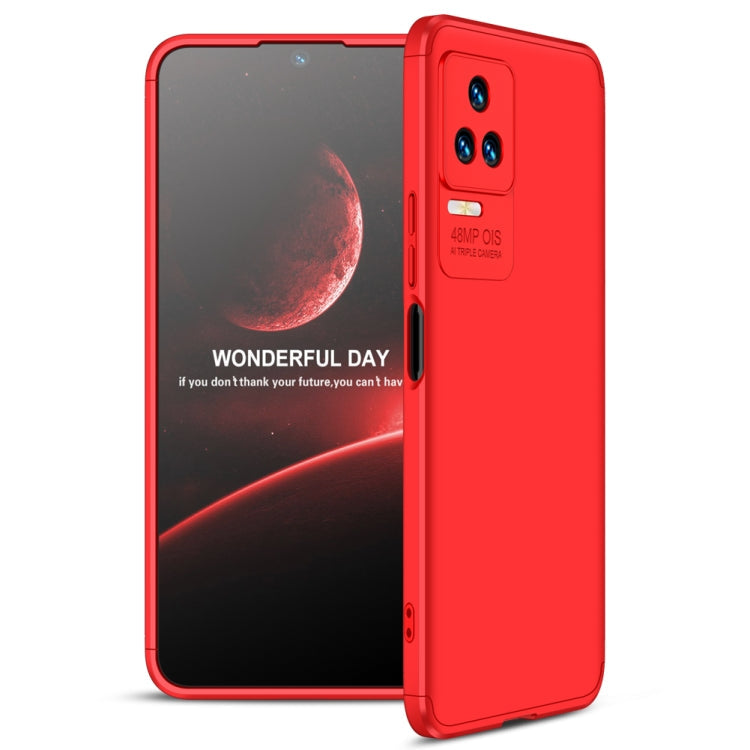 Xiaomi Poco F4 5G / Redmi K40S Full Coverage PC Phone Case - Red