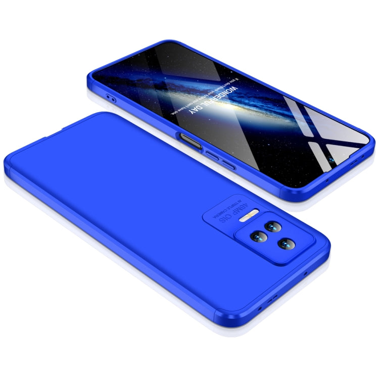 Blue GKK Three Stage Splicing Full Coverage PC Phone Case for Xiaomi Poco F4 5G / Redmi K40S