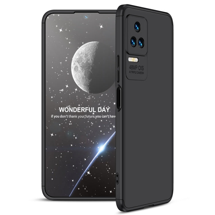 Xiaomi Poco F4 5G / Redmi K40S Full Coverage Phone Case with Three Stage Splicing Design (Black)
