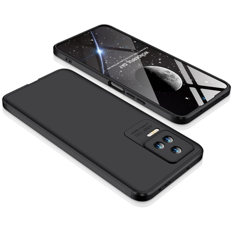 Xiaomi Poco F4 5G / Redmi K40S Full Coverage Phone Case with Three Stage Splicing Design (Black)