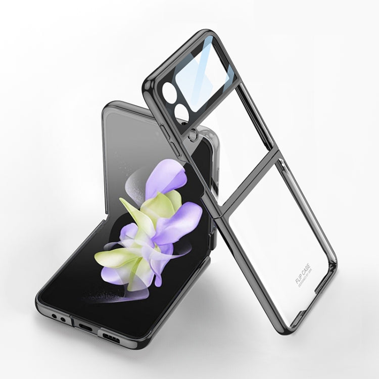 Samsung Galaxy Z Flip Electroplated All-inclusive Phone Case - Black