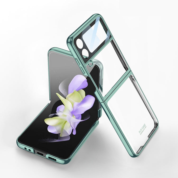 Night Green Electroplated PC Phone Case for Samsung Galaxy Z Flip4