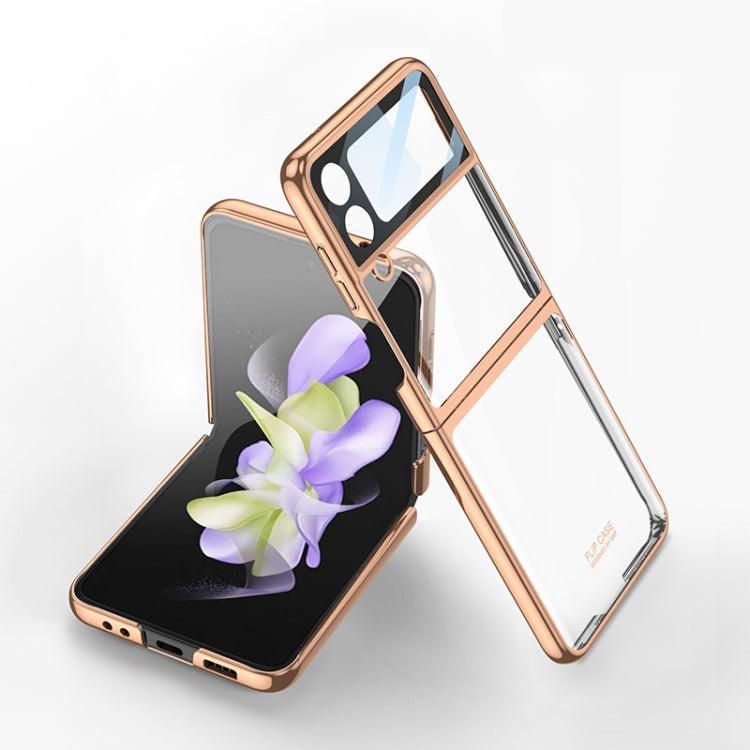 Samsung Galaxy Z Flip4 Electroplated All-inclusive Phone Case - Gold