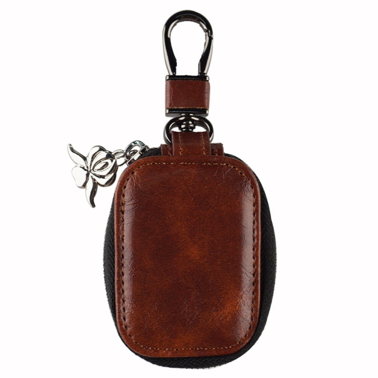 AirPods Leather Storage Bag in Dark Brown