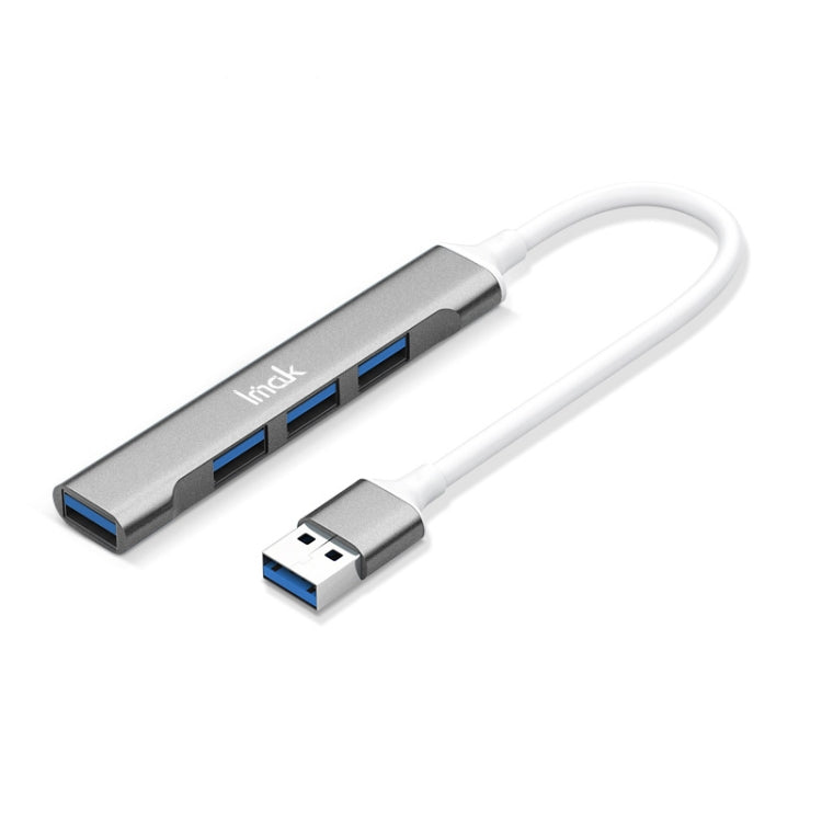 Imak 4 in 1 Multifunctional Docking Station HUB with USB Interface (Grey)