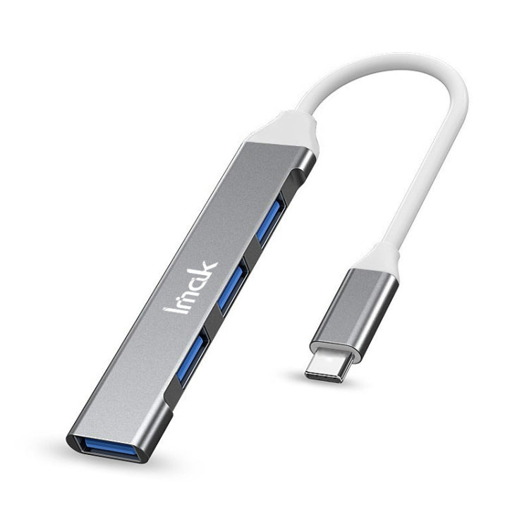 Imak 4 in 1 Multifunctional Gray USB-C Docking Station HUB