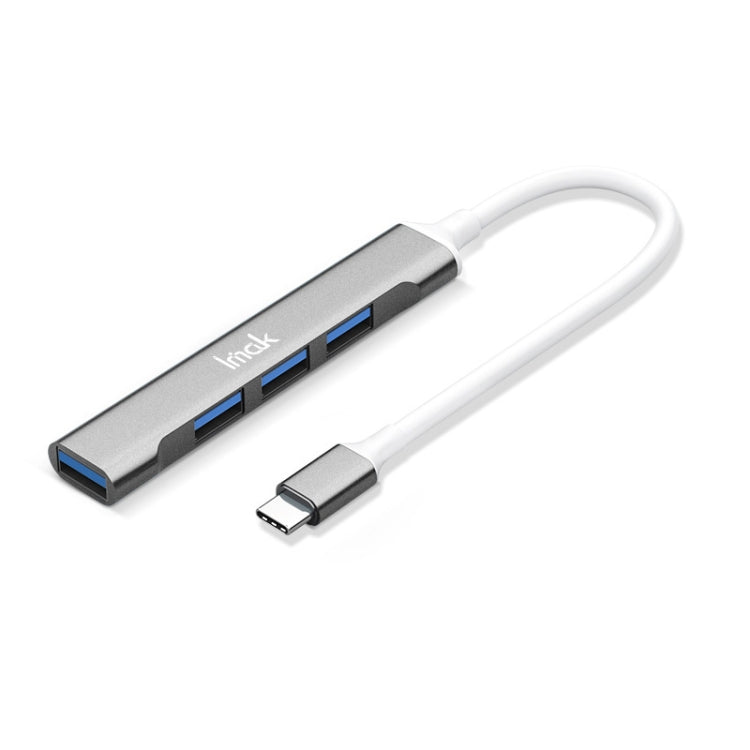 Imak 4 in 1 Multifunctional Gray USB-C Docking Station HUB