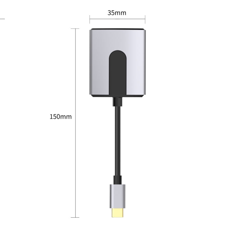 USB-C/Type-C to HDMI Adapter with 4K UHD Full HD Display