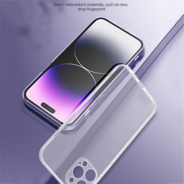 SULADA Frosted Series Shockproof TPU Protective Case for iPhone 14 Plus (Transparent)