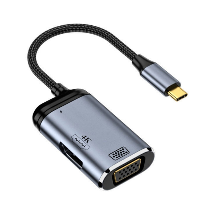 3-in-1 USB-C to VGA, HDMI, and Audio Adapter Cable