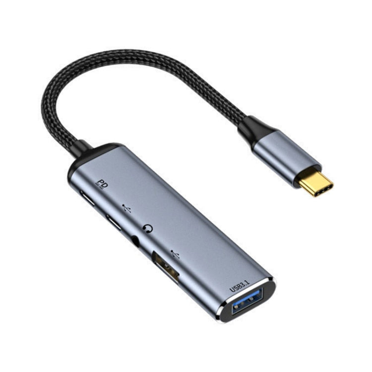 5 in 1 USB-C/Type-C Adapter with HDMI, USB3.1, VGA, and 3.5mm Audio Interface