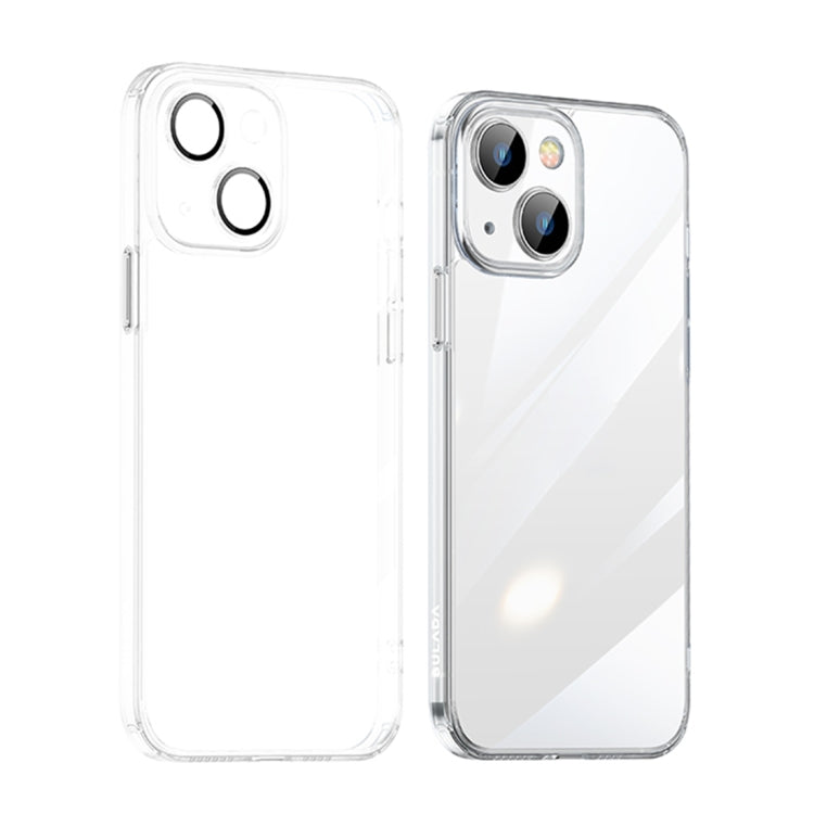 SULADA Crystal Steel Series TPU Transparent Phone Case for iPhone 14