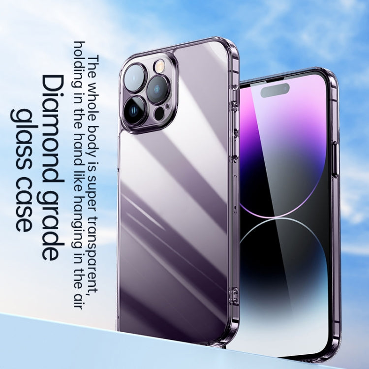 SULADA Crystal Steel Series TPU Transparent Phone Case for iPhone 14 Plus