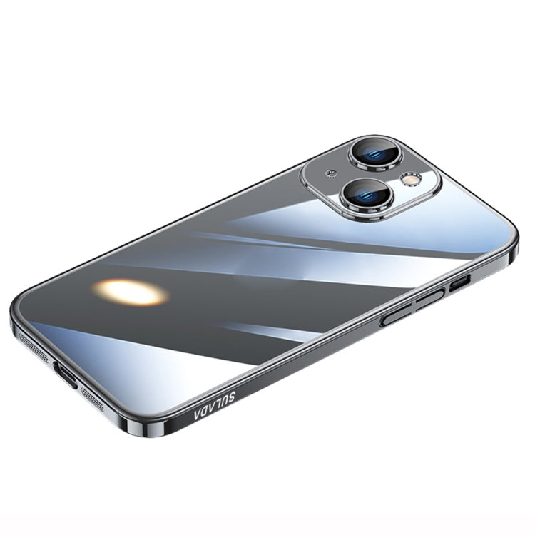 SULADA Hard PC Shockproof Phone Case for iPhone 14 (Black)