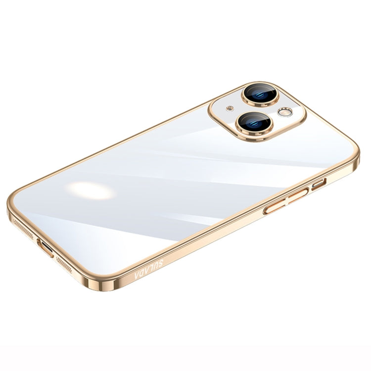 SULADA Hard PC Shockproof Phone Case for iPhone 14 (Gold)