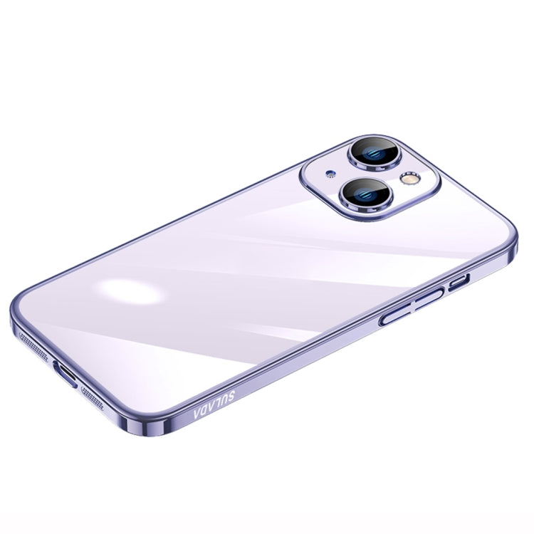 SULADA Hard PC Shockproof Phone Case for iPhone 14 (Dark Purple)