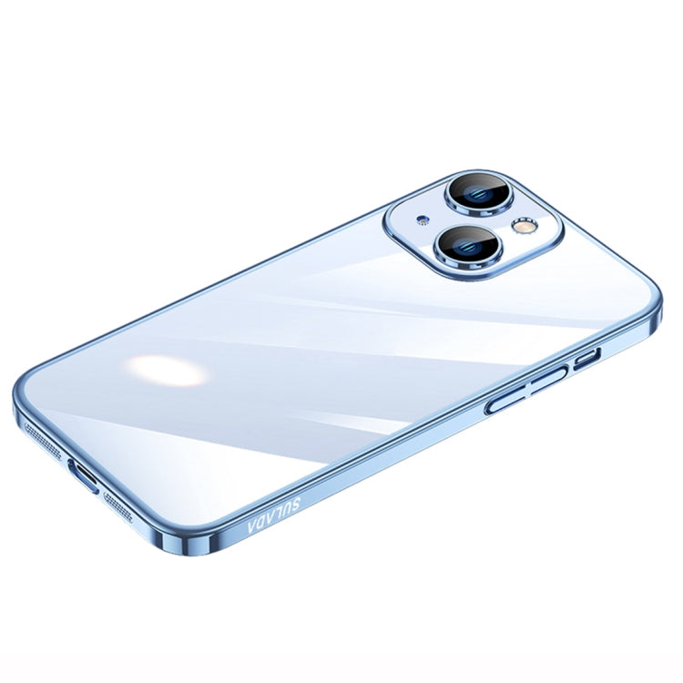 SULADA Hard PC Shockproof Phone Case for iPhone 14 Plus (Sierra Blue)