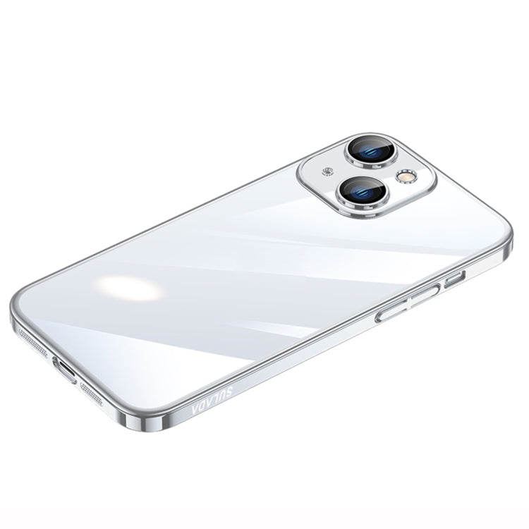 SULADA Silver Hard PC Shockproof Phone Case for iPhone 14 Plus