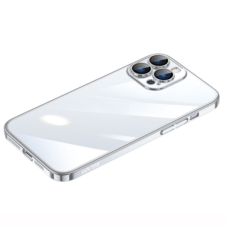 SULADA Hard PC Shockproof Phone Case for iPhone 14 Pro Max (Silver)