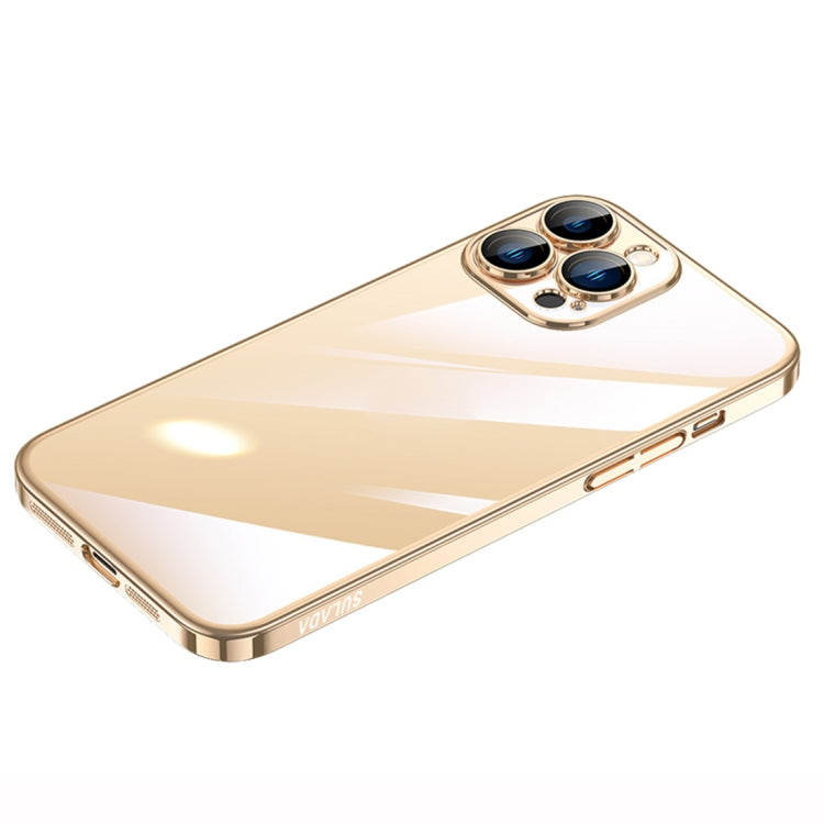SULADA Gold iPhone 14 Pro Max Hard PC Shockproof Phone Case