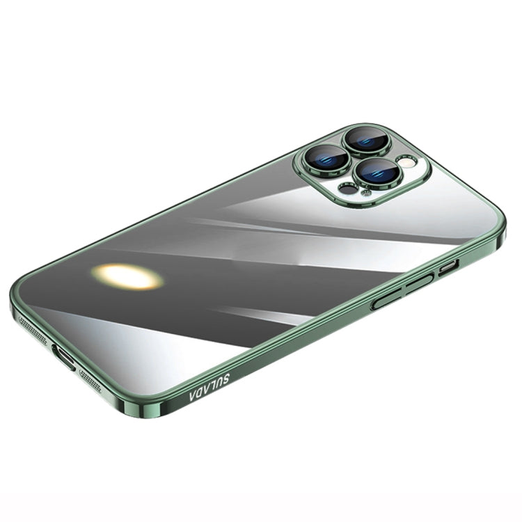 SULADA Green Hard PC Shockproof Phone Case for iPhone 14 Pro Max