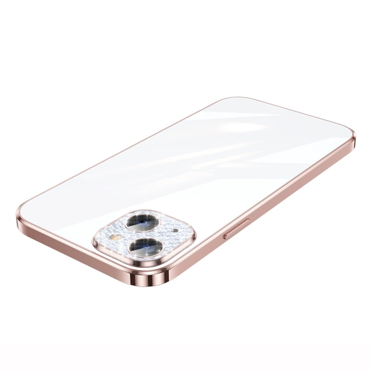 SULADA Plating TPU Shockproof Case (Pink) for iPhone 14 - The Glad Eye Series
