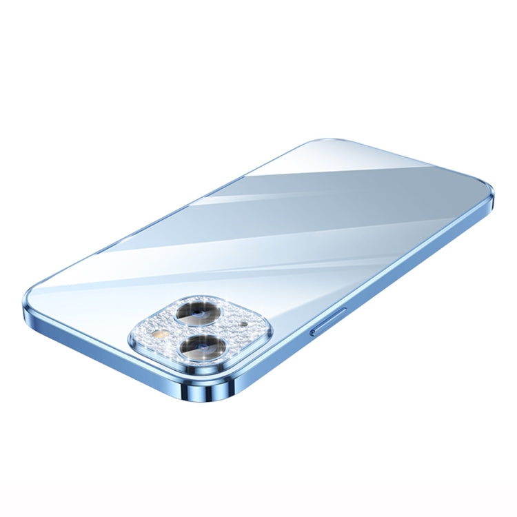 SULADA The Glad Eye Series Blue Plating TPU Shockproof Protective Case for iPhone 14