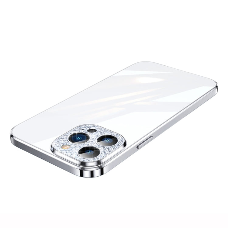 SULADA The Glad Eye Series Plating TPU Shockproof Protective Case for iPhone 14 Pro Max (Silver)